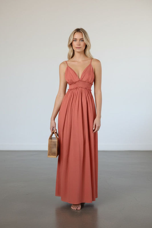 Dusty Rose Maxi Dress