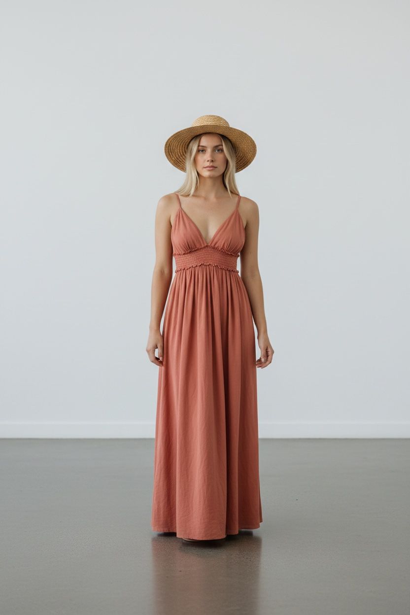 Dusty Rose Maxi Dress