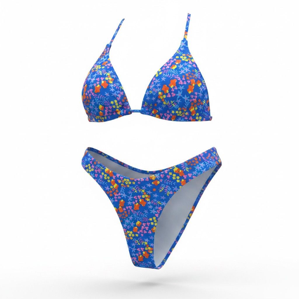 Blue Blossom Bikini
