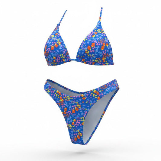 Blue Blossom Bikini